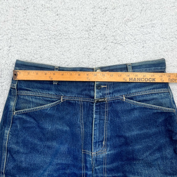 Mens Vintage 90s Marithe Francois Girbaud Baggy Denim Jean Shorts 36 - Picture 13 of 15